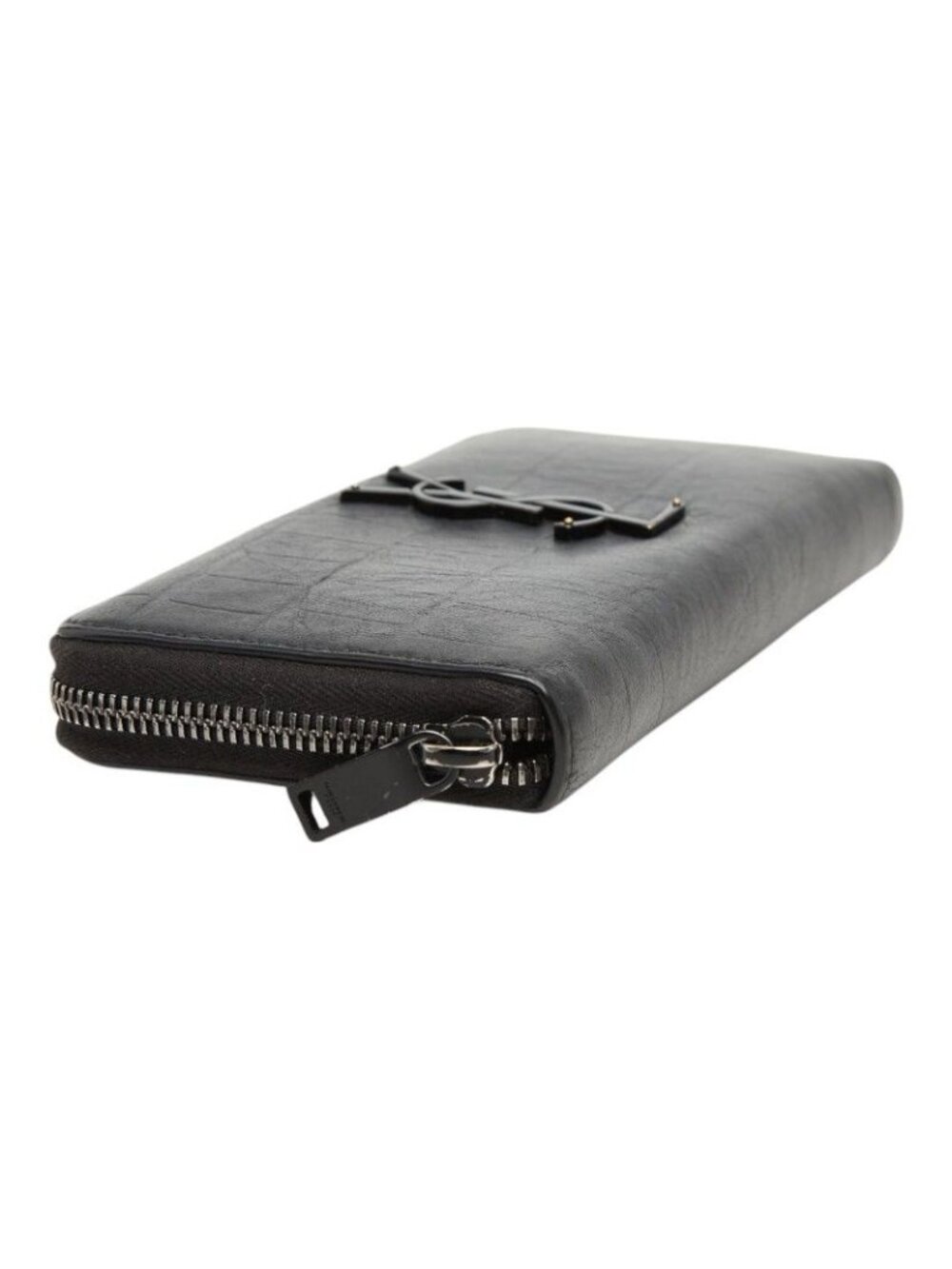 Saint Laurent YSL Logo Croco Wallet - Picture 4 of 10